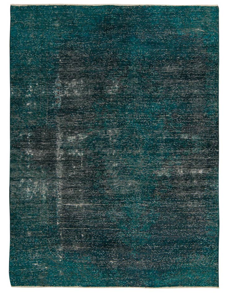 Detail image of 4' 11 x 8' 4 Hand Knotted Ultra Vintage Persian Wool Rug