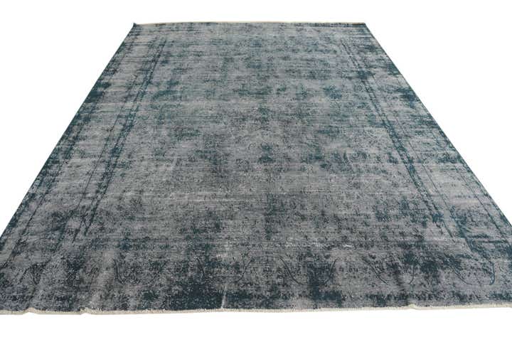 9' 2 x 12' Hand Knotted Ultra Vintage Persian Wool Rug