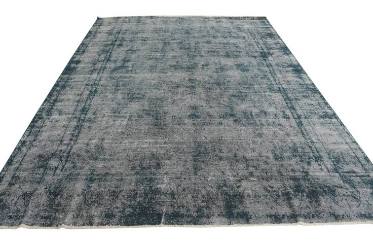 Detail image of 9' 2 x 12' Hand Knotted Ultra Vintage Persian Wool Rug