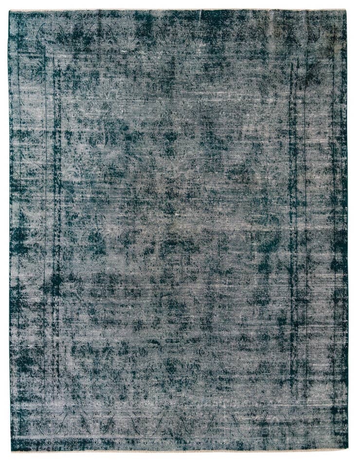 Detail image of 9' 2 x 12' Hand Knotted Ultra Vintage Persian Wool Rug