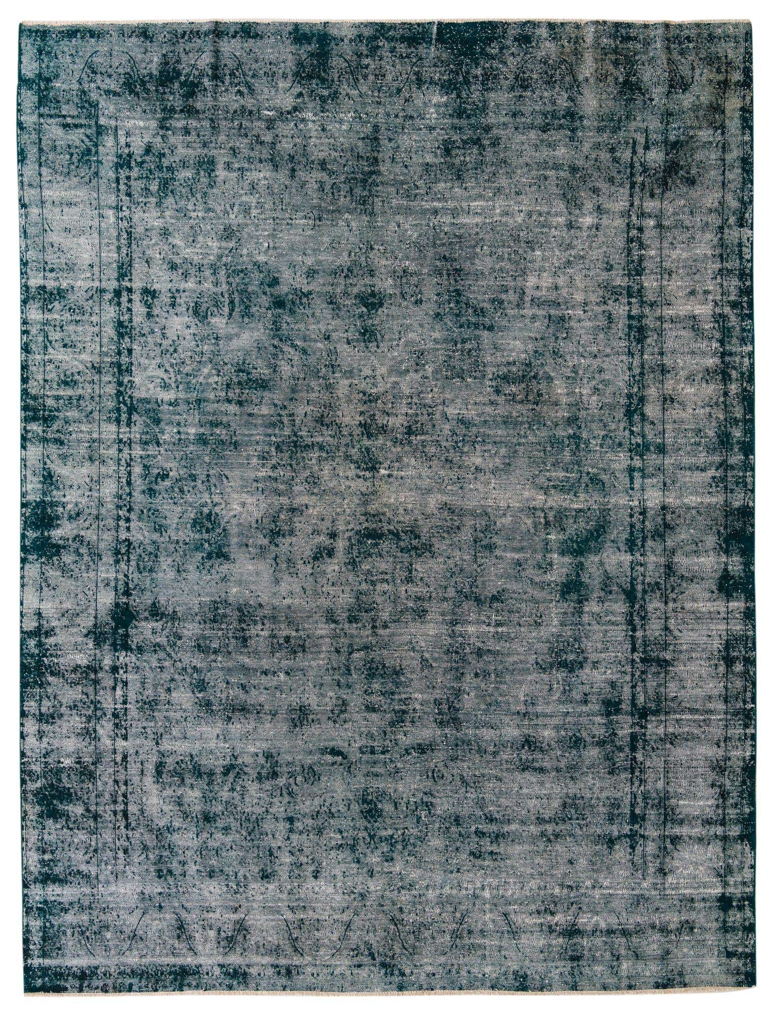 9' 2 x 12' Hand Knotted Ultra Vintage Persian Wool Rug