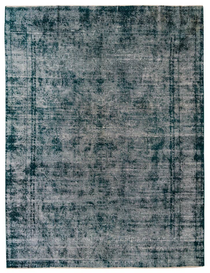 Detail image of 9' 2 x 12' Hand Knotted Ultra Vintage Persian Wool Rug