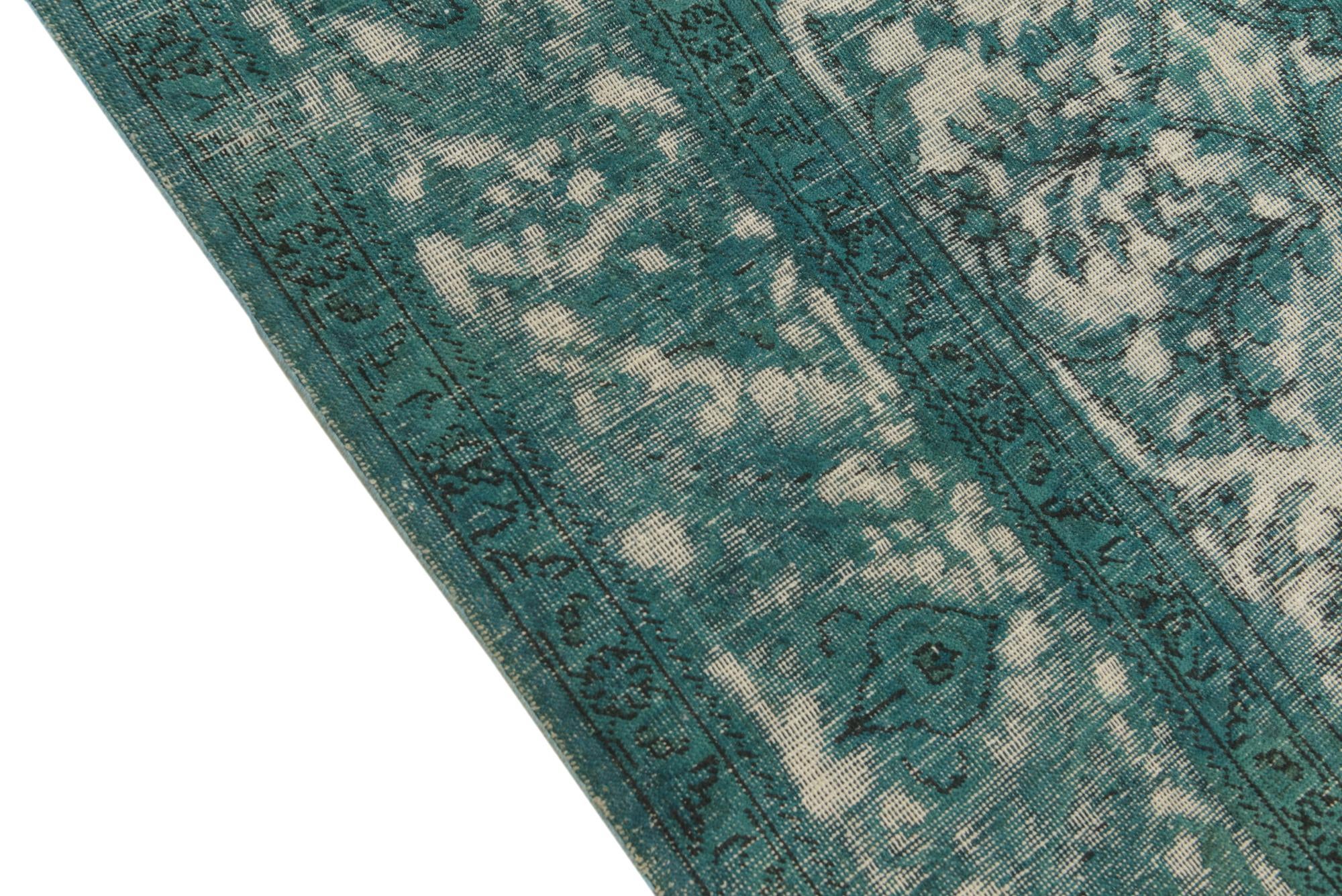 10' x 12' 9 Hand Knotted Ultra Vintage Persian Wool Rug