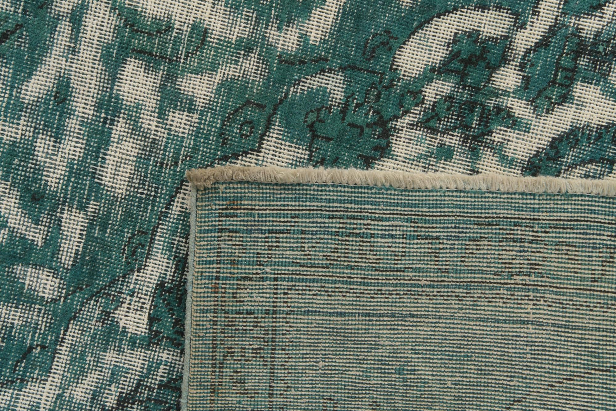 10' x 12' 9 Hand Knotted Ultra Vintage Persian Wool Rug