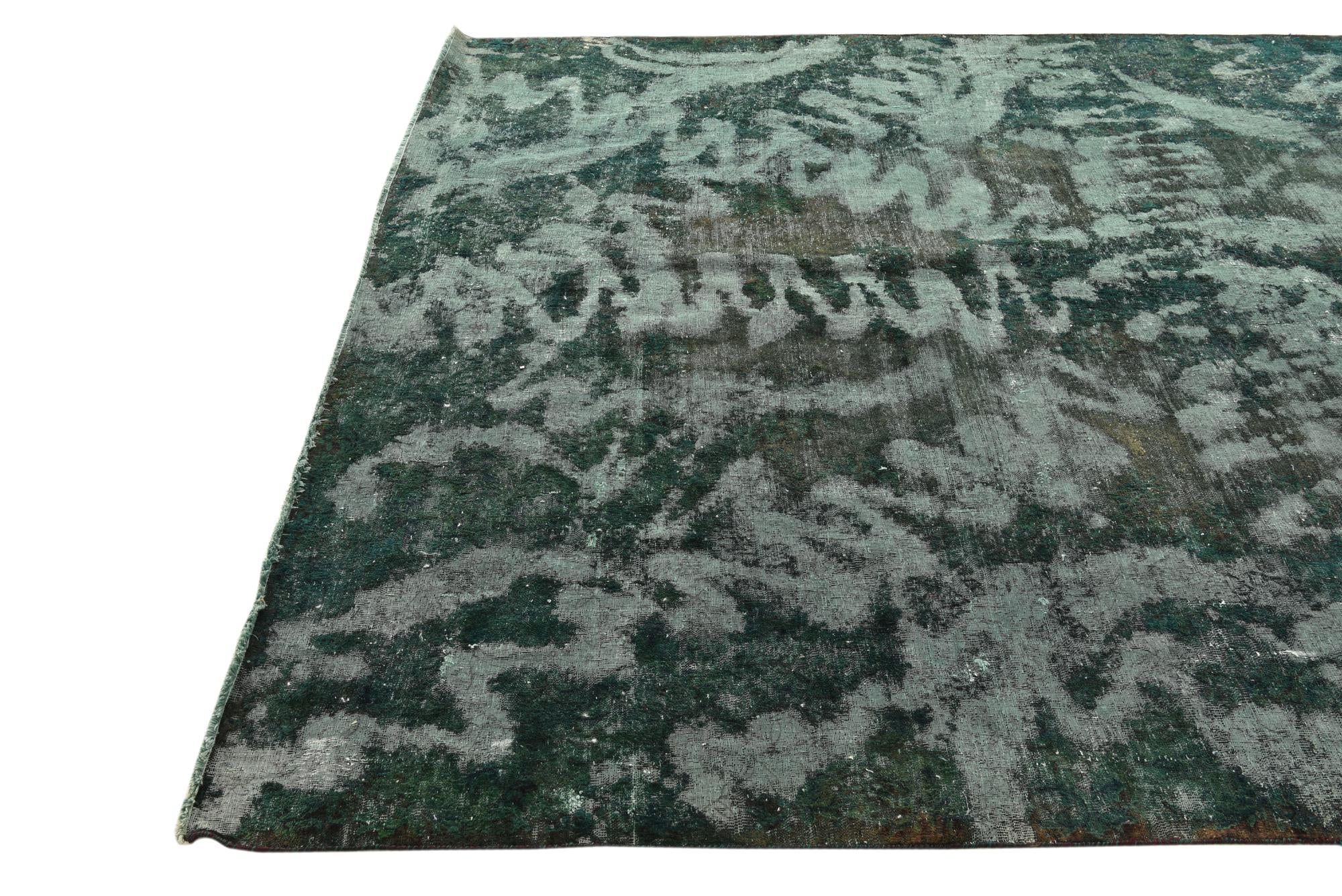 6' 10 x 9' 8 Hand Knotted Ultra Vintage Persian Wool Rug
