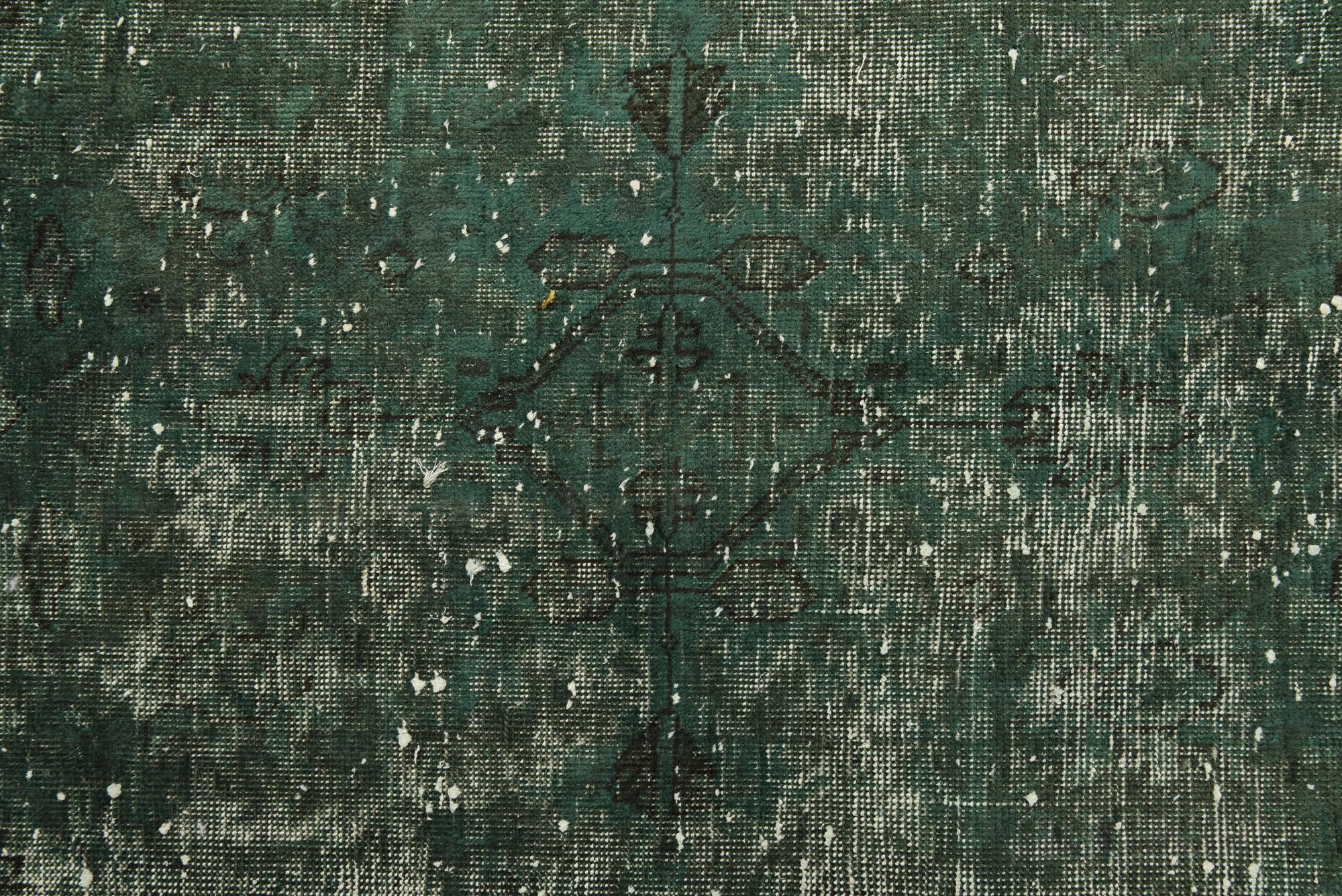 9' 7 x 12' 9 Hand Knotted Ultra Vintage Persian Wool Rug