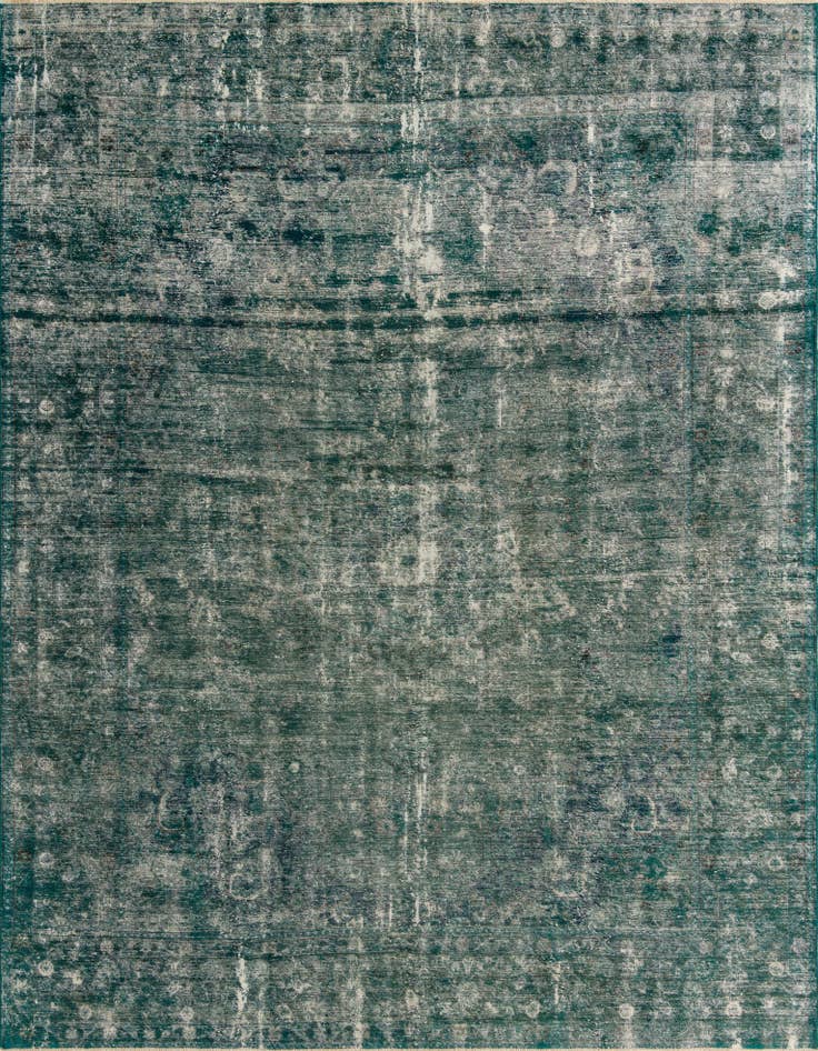Detail image of 9' 6 x 12' 6 Hand Knotted Ultra Vintage Persian Wool Rug