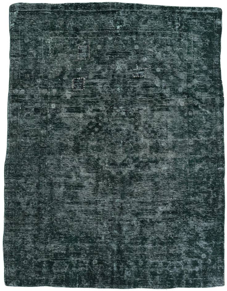 Detail image of 6' 6 x 9' 3 Hand Knotted Ultra Vintage Persian Wool Rug