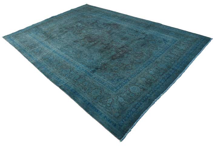 8' x 11' 5 Hand Knotted Ultra Vintage Persian Wool Rug