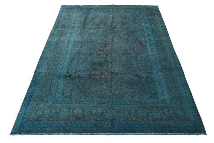 Detail image of 8' x 11' 5 Hand Knotted Ultra Vintage Persian Wool Rug