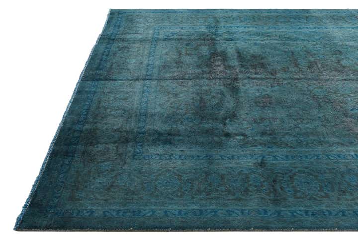 8' x 11' 5 Hand Knotted Ultra Vintage Persian Wool Rug
