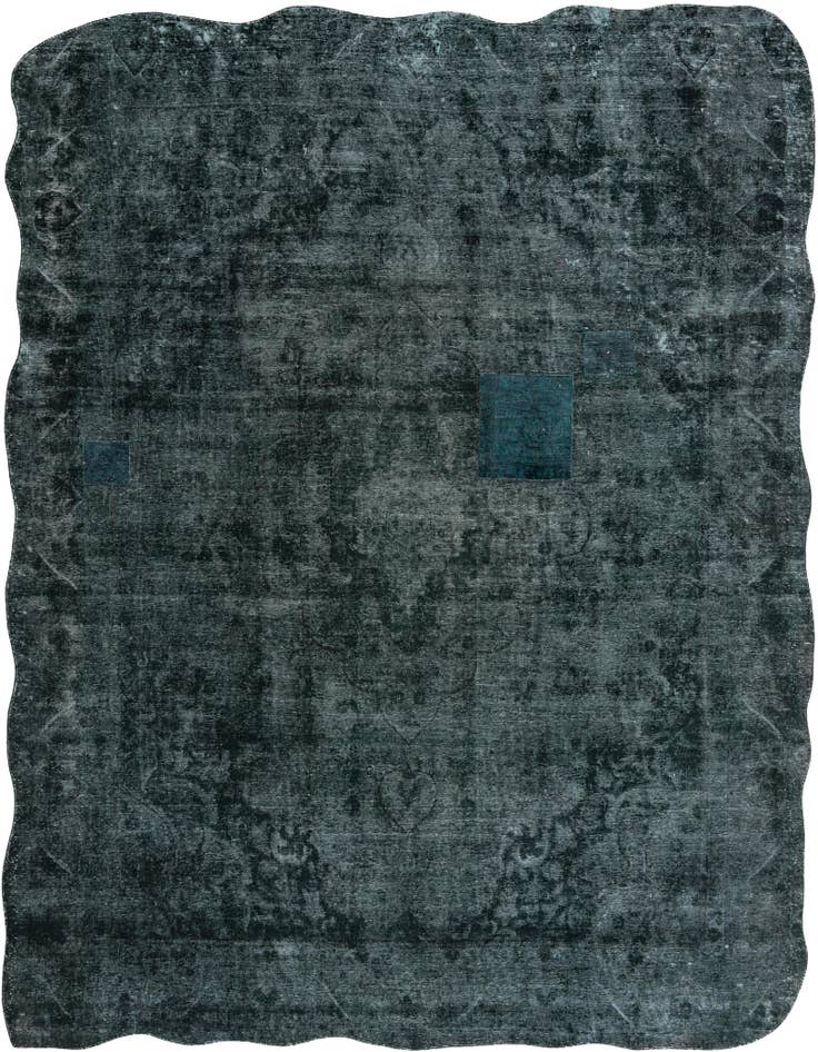 Detail image of 10' x 12' 3 Hand Knotted Ultra Vintage Persian Wool Rug