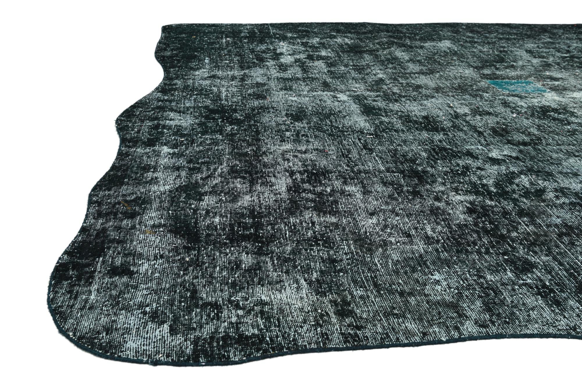 8' 9 x 12' Hand Knotted Ultra Vintage Persian Wool Rug