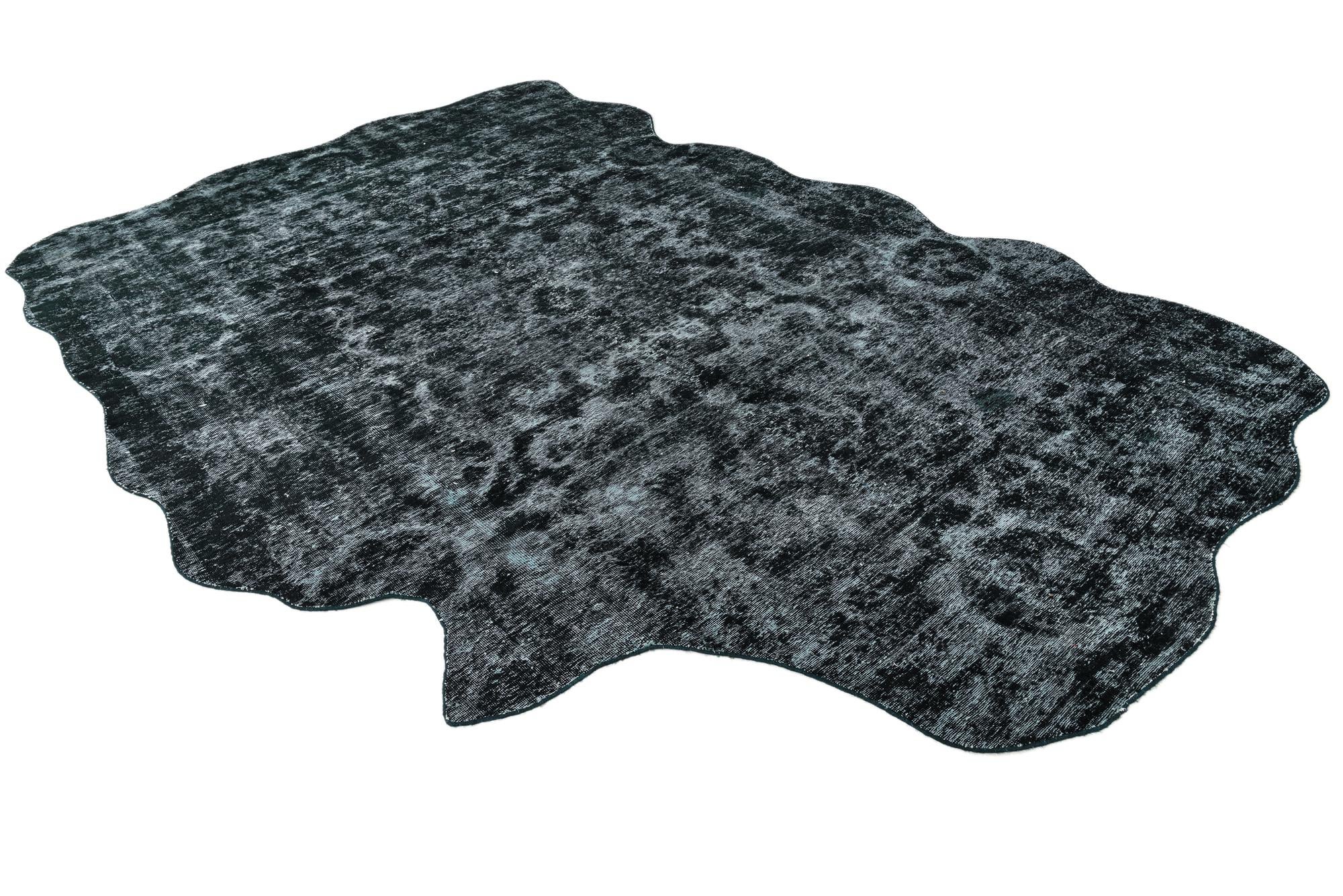 7' 3 x 11' 7 Hand Knotted Ultra Vintage Persian Wool Rug
