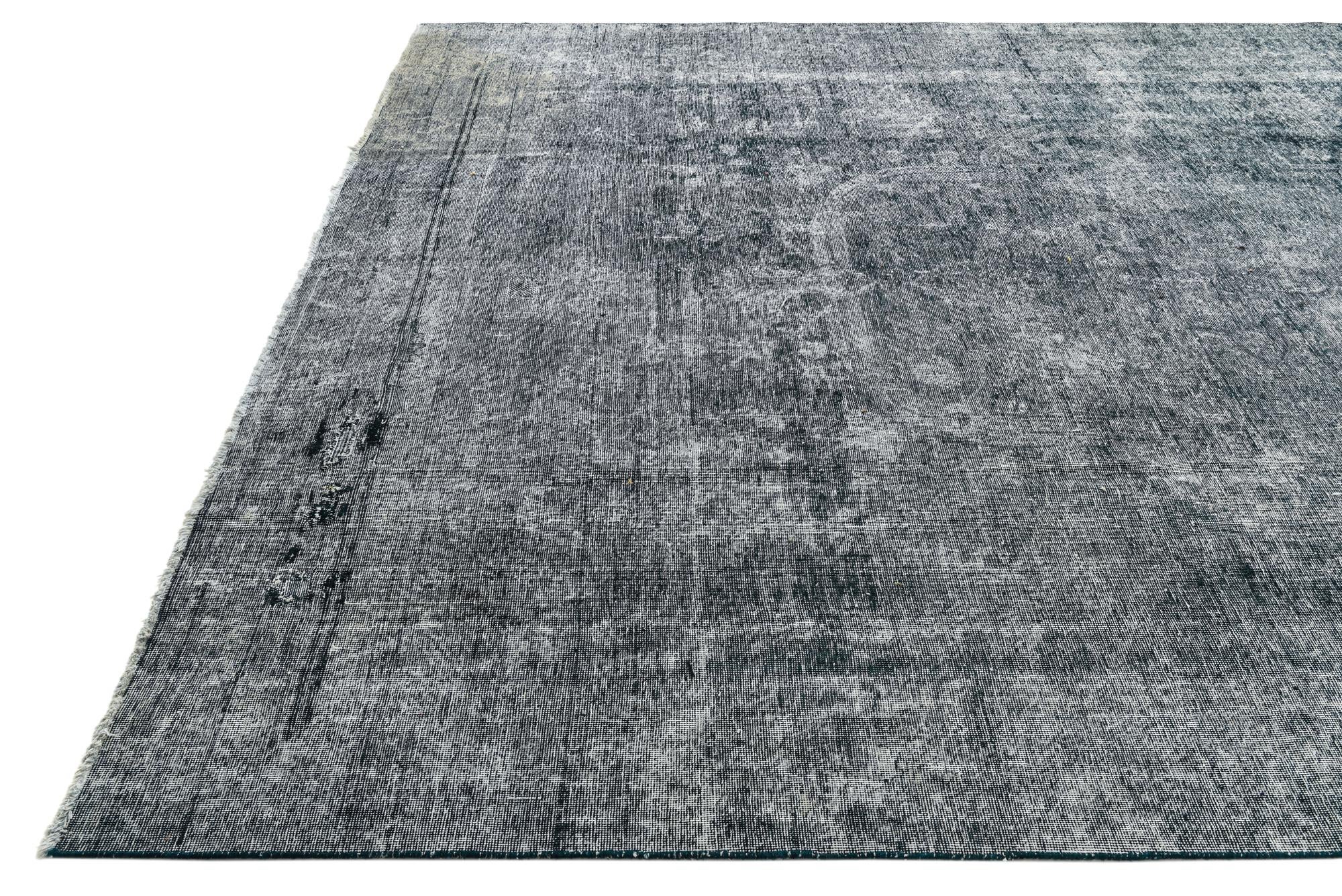 9' x 12' 3 Hand Knotted Ultra Vintage Persian Wool Rug