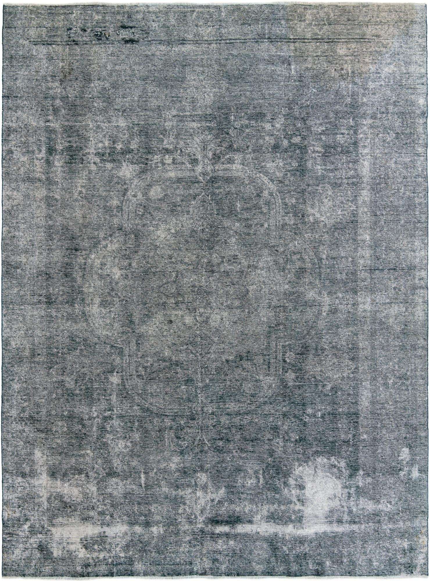 9' x 12' 3 Hand Knotted Ultra Vintage Persian Wool Rug