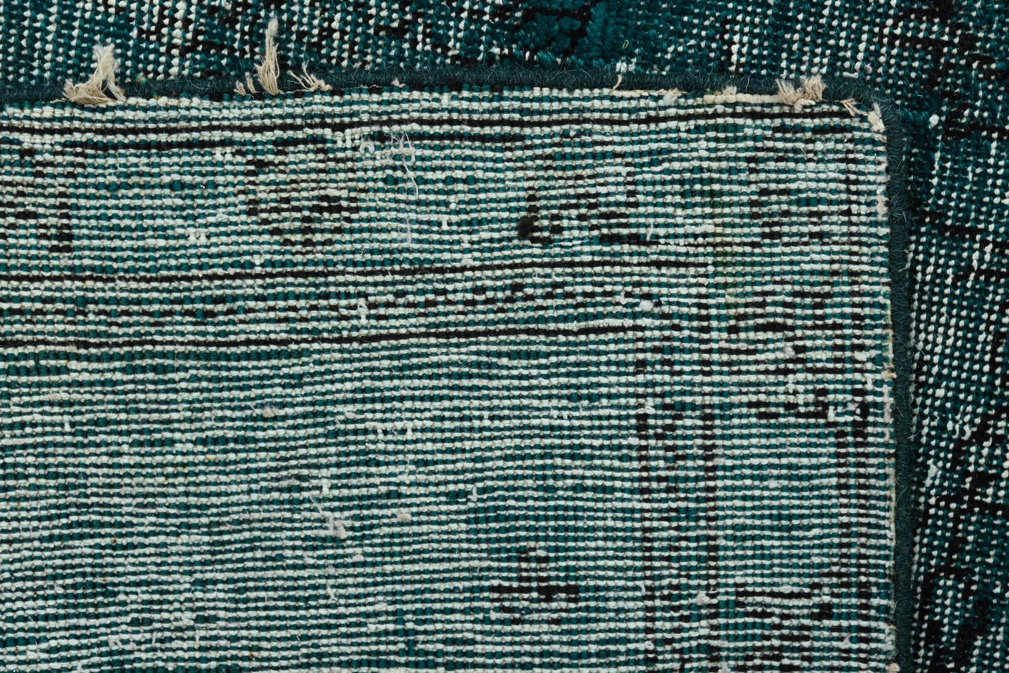 6' 10 x 9' 8 Hand Knotted Ultra Vintage Persian Wool Rug