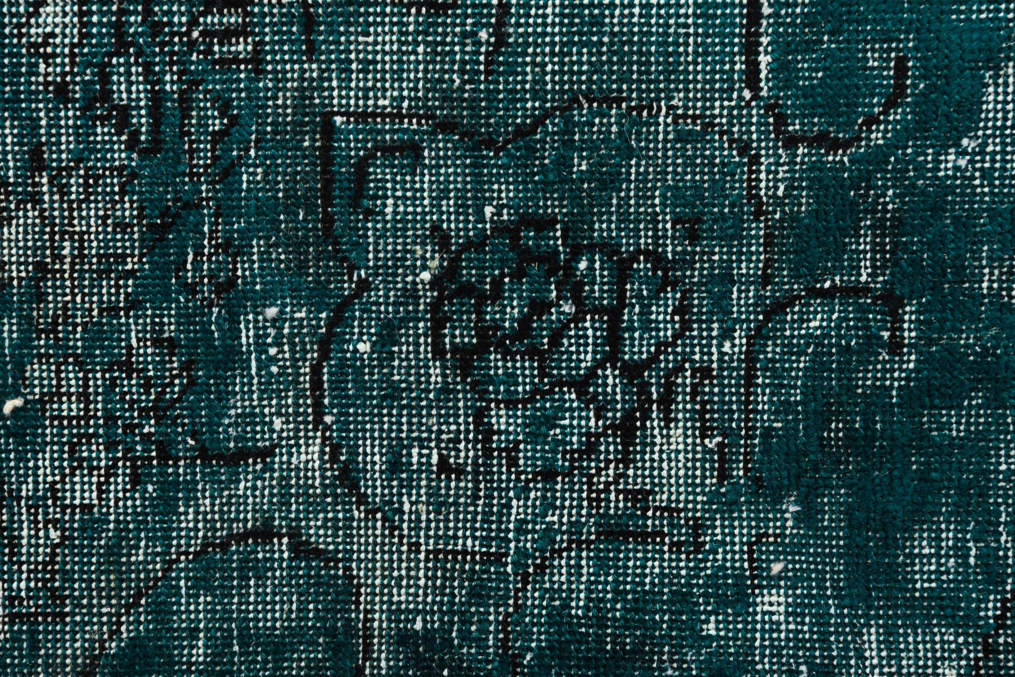 6' 10 x 9' 8 Hand Knotted Ultra Vintage Persian Wool Rug