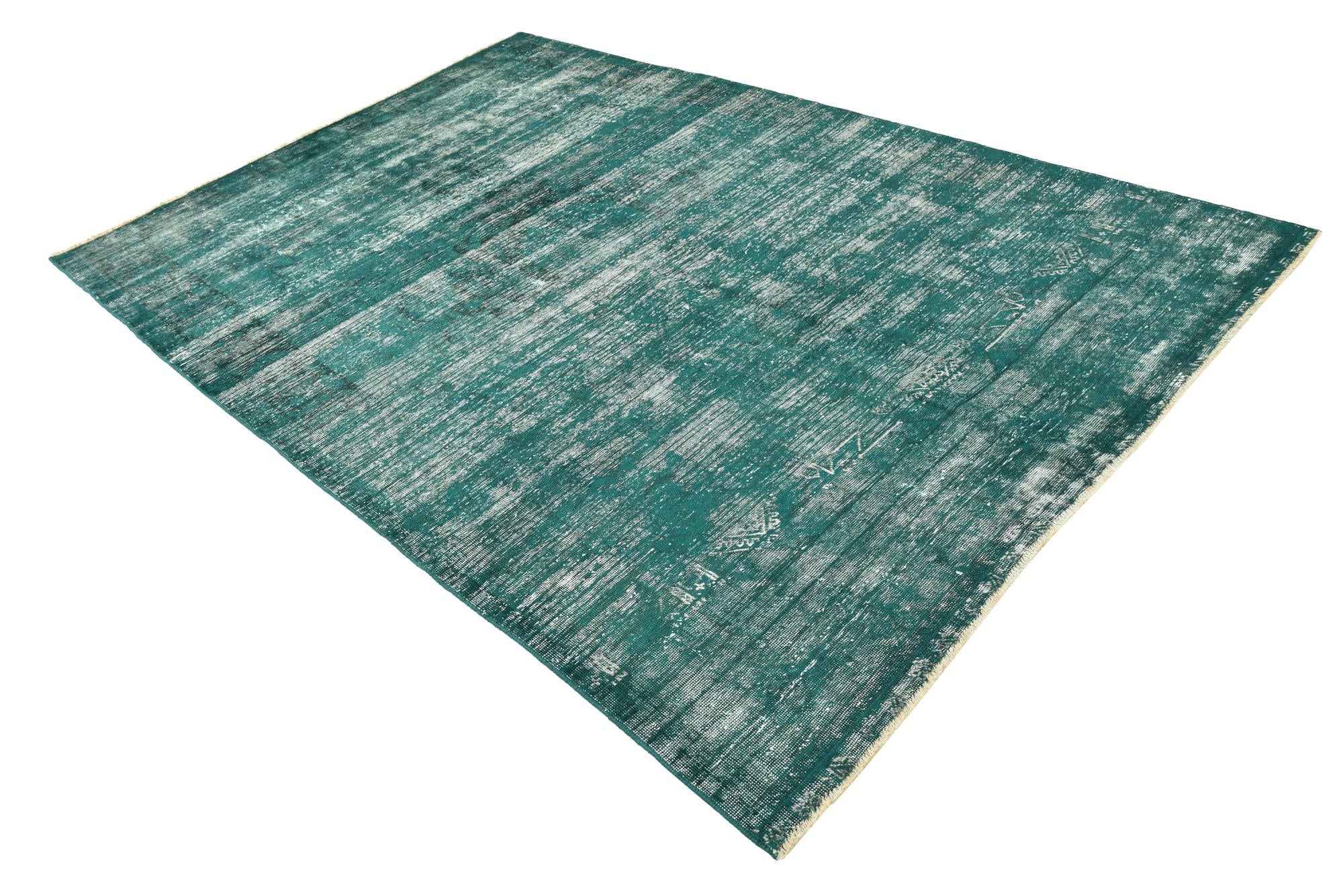 6' 5 x 9' 6 Hand Knotted Ultra Vintage Persian Wool Rug