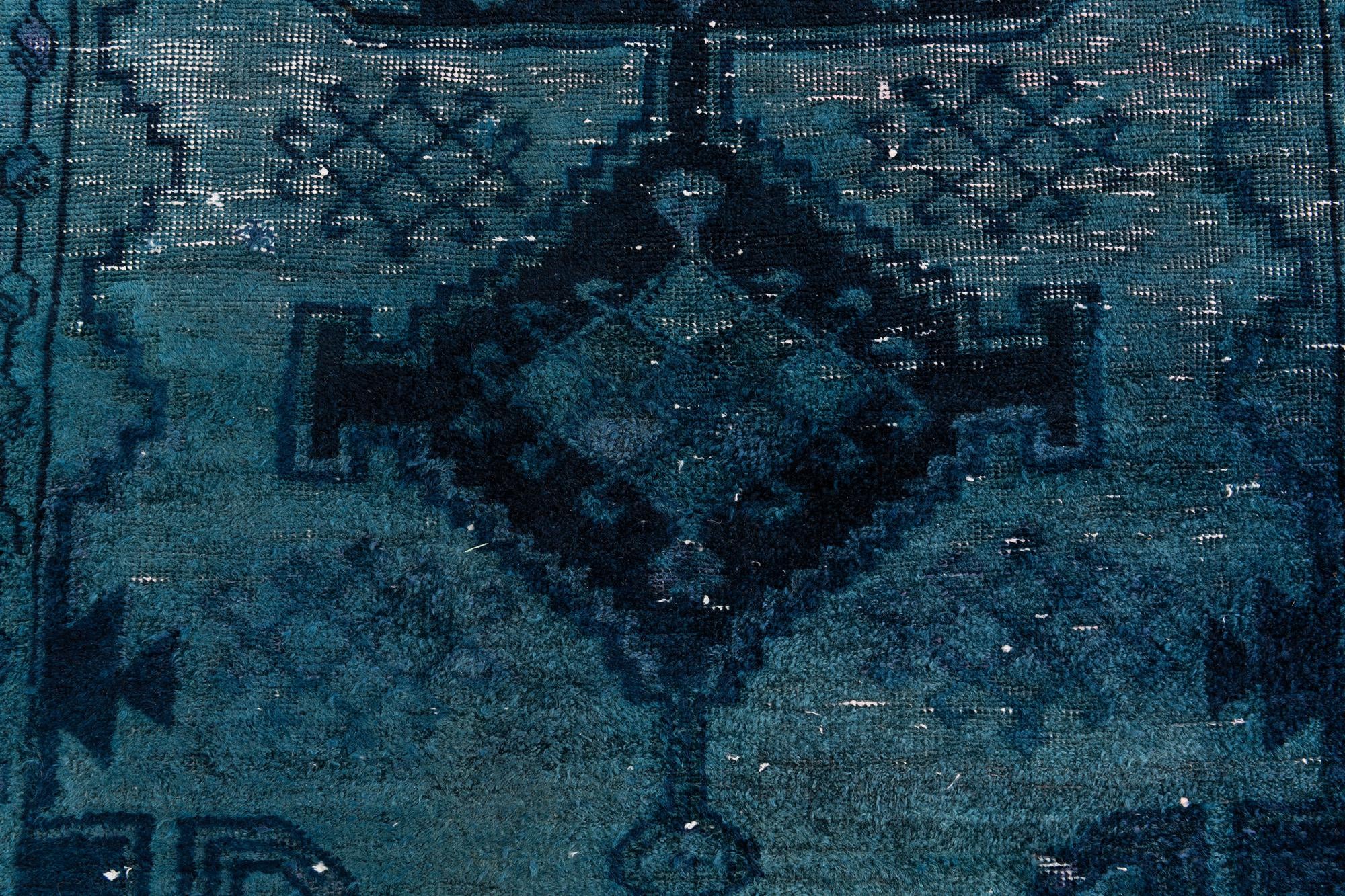 3' 7 x 7' Hand Knotted Ultra Vintage Persian Wool Rug