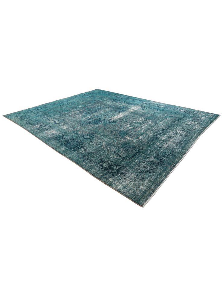 Detail image of 9' 10 x 12' 3 Hand Knotted Ultra Vintage Persian Wool Rug