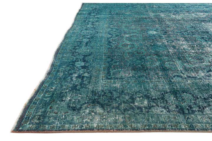 9' 10 x 12' 3 Hand Knotted Ultra Vintage Persian Wool Rug