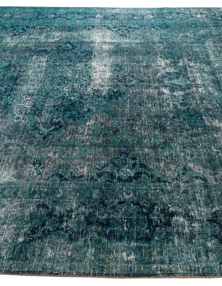 Detail image of 9' 10 x 12' 3  Hand Knotted Ultra Vintage Persian Wool Rug