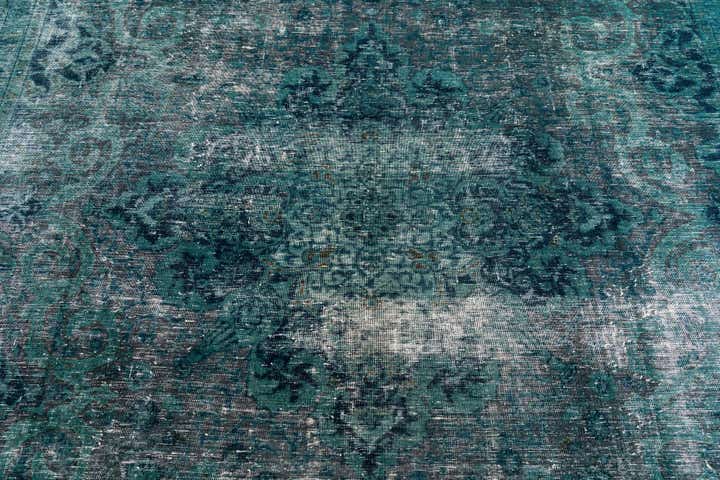 9' 10 x 12' 3 Hand Knotted Ultra Vintage Persian Wool Rug