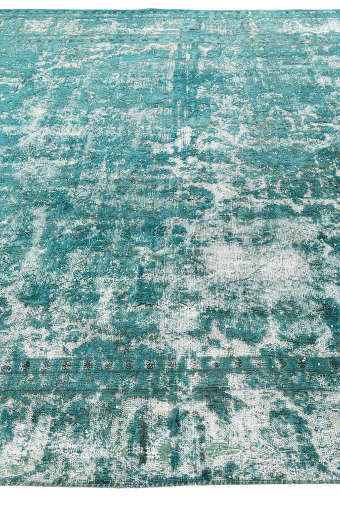 9' x 12' 9 Hand Knotted Ultra Vintage Wool Rug