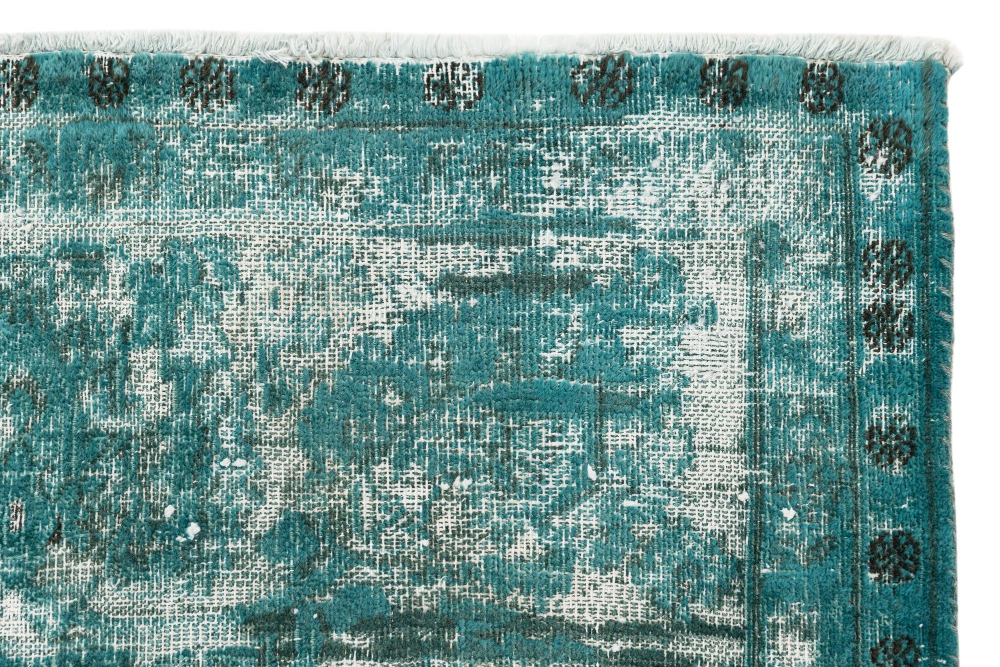 9' x 12' 9 Hand Knotted Ultra Vintage Wool Rug