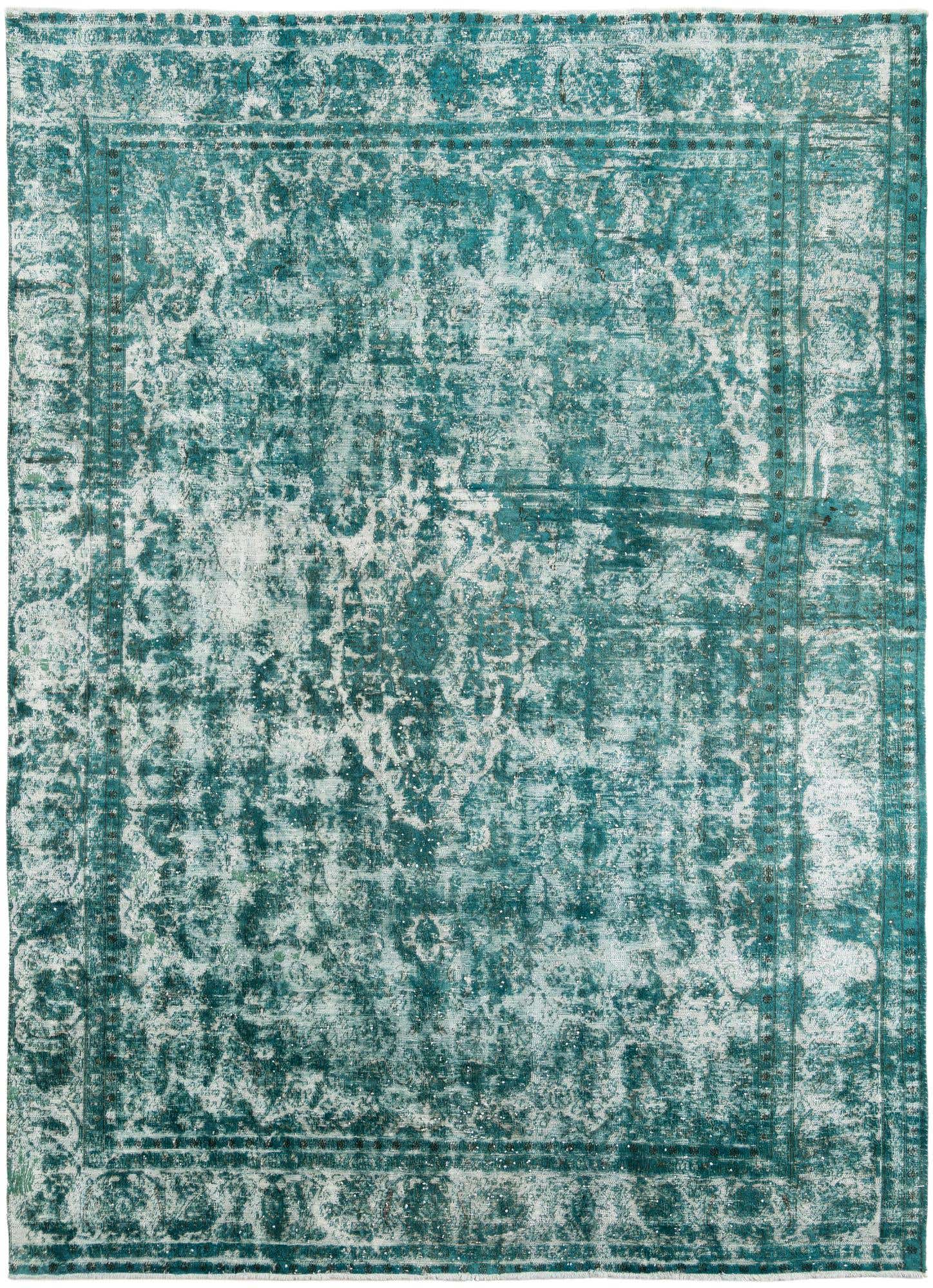 9' x 12' 9 Hand Knotted Ultra Vintage Wool Rug