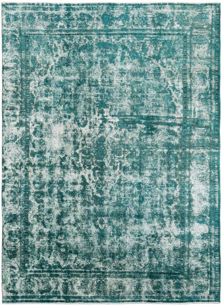 9' x 12' 9 Hand Knotted Ultra Vintage Wool Rug