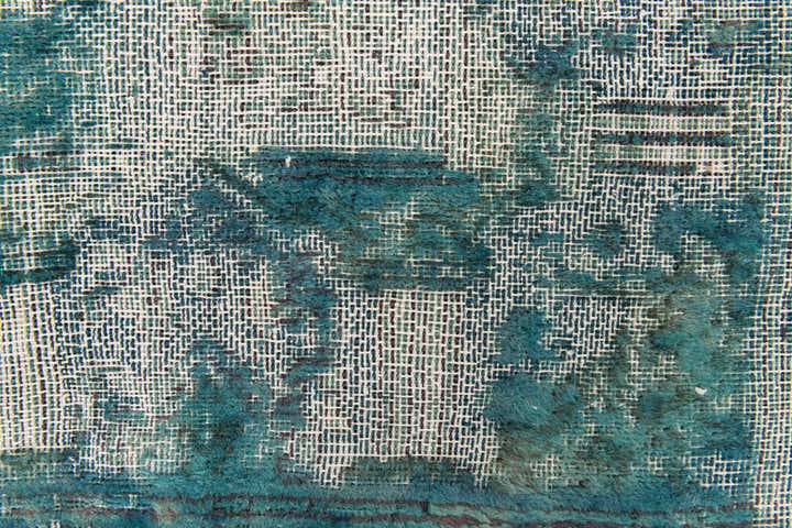 3' x 4' 8 Hand Knotted Ultra Vintage Persian Wool Rug