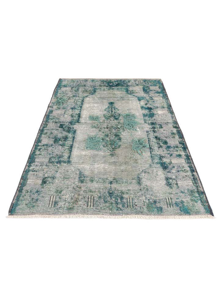 3' x 4' 8 Hand Knotted Ultra Vintage Persian Wool Rug