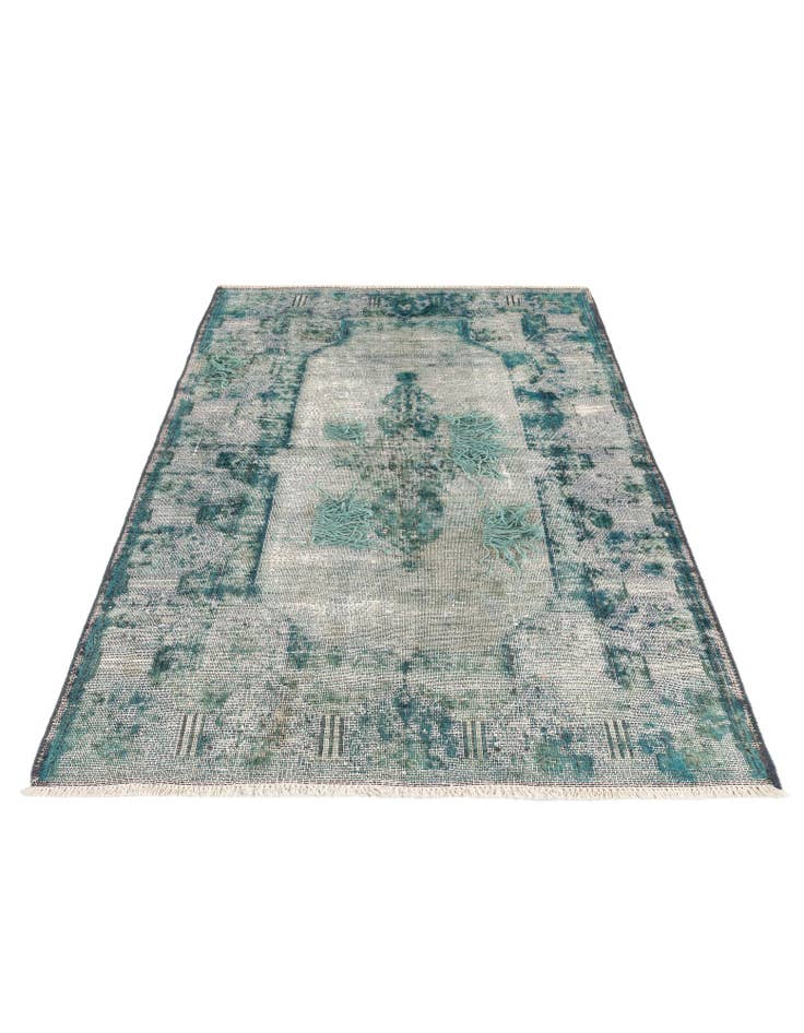 Detail image of 3' x 4' 8 Hand Knotted Ultra Vintage Persian Wool Rug