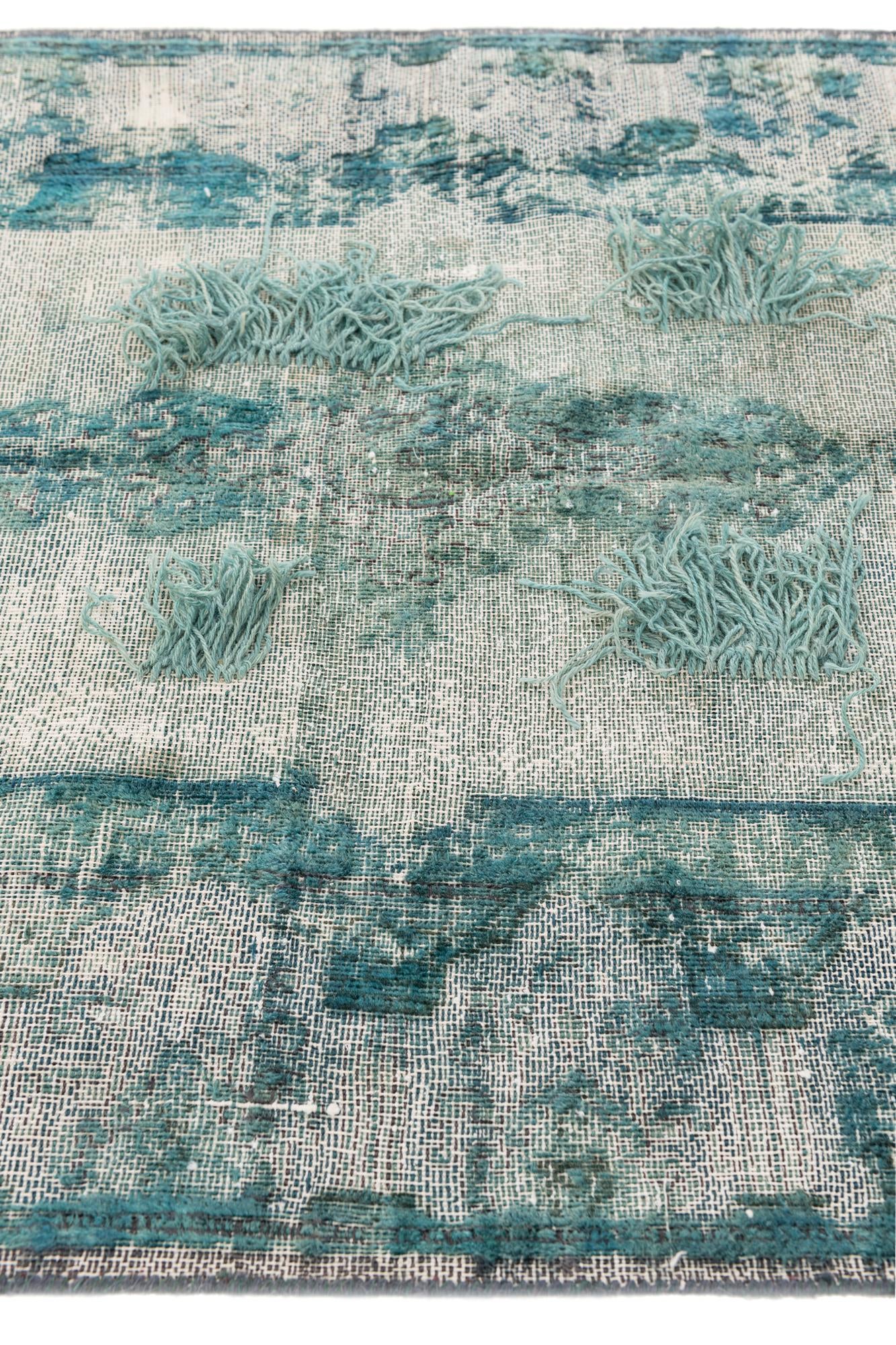 3' x 4' 8 Hand Knotted Ultra Vintage Persian Wool Rug