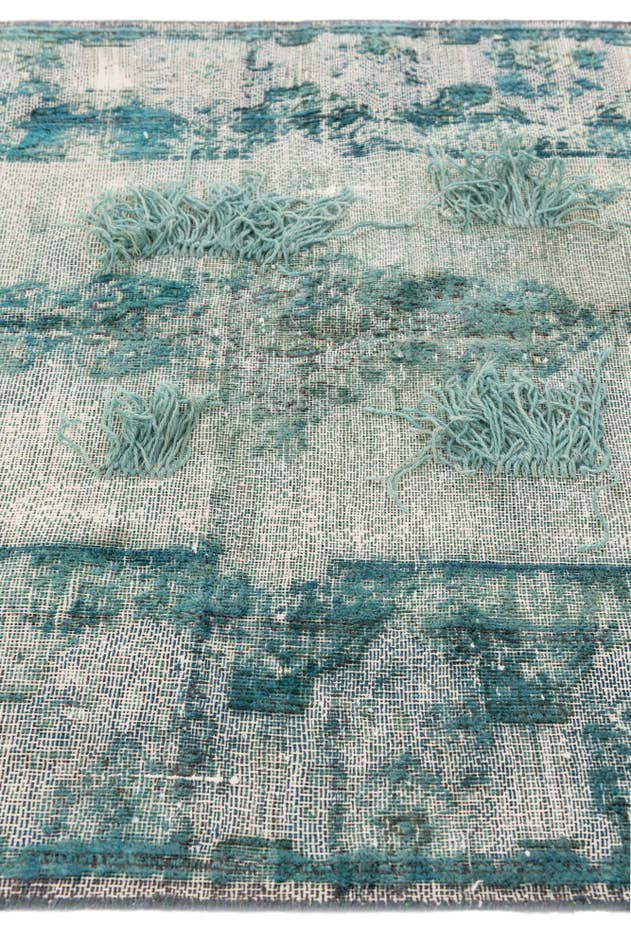 Detail image of 3' x 4' 8 Hand Knotted Ultra Vintage Persian Wool Rug