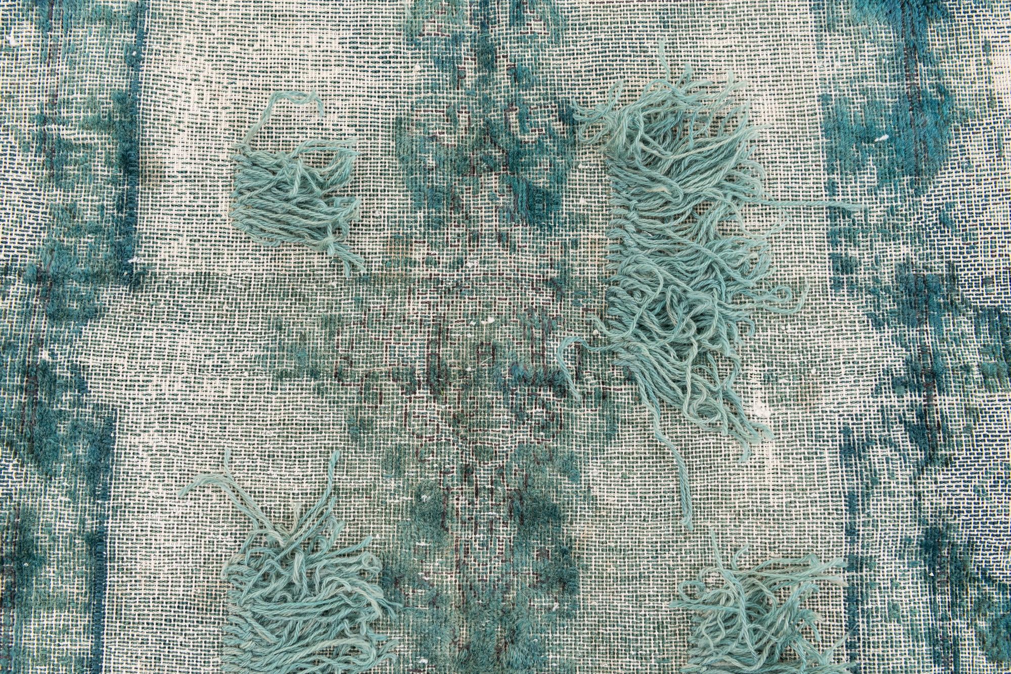 3' x 4' 8 Hand Knotted Ultra Vintage Persian Wool Rug