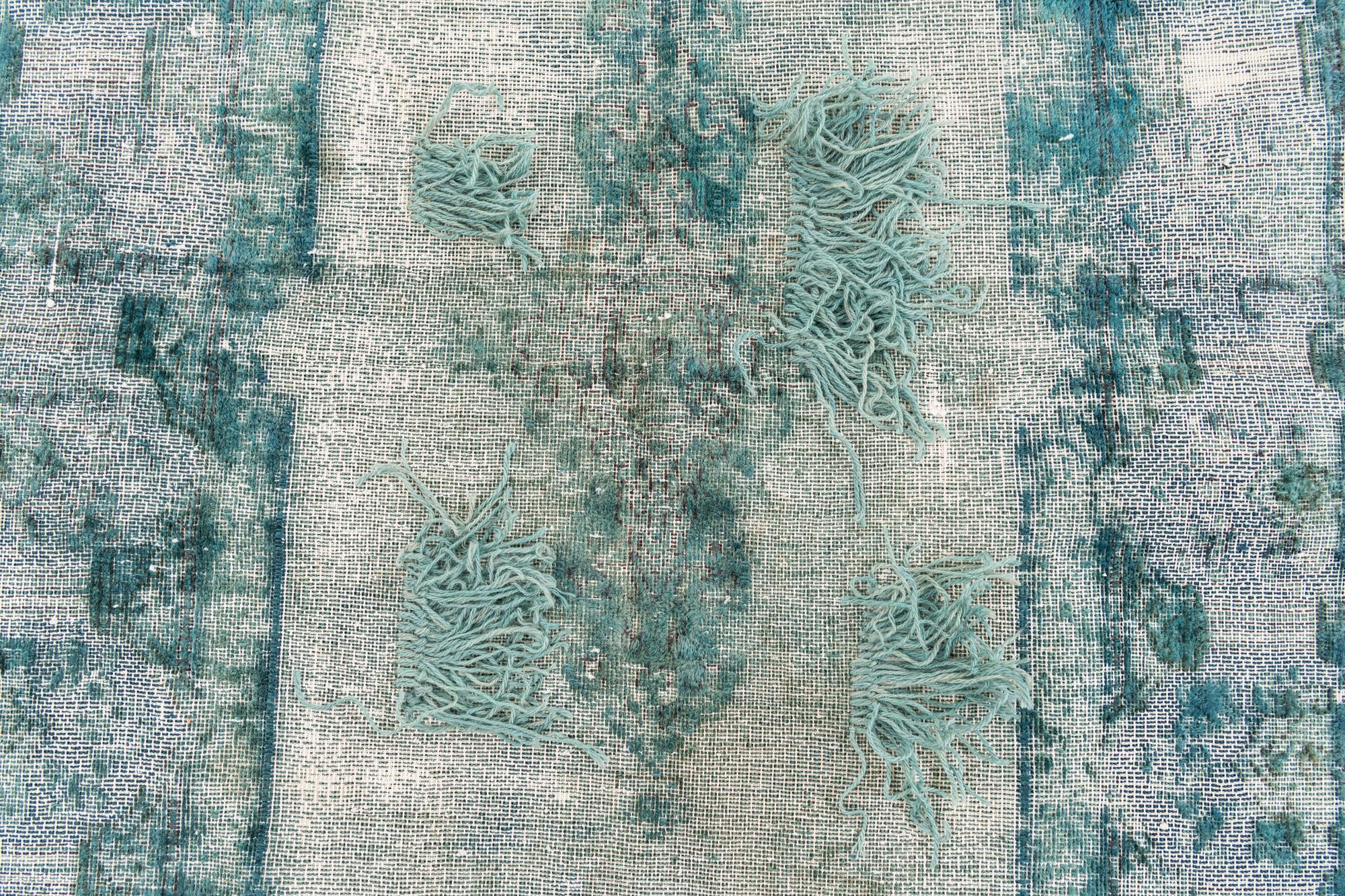 3' x 4' 8 Hand Knotted Ultra Vintage Persian Wool Rug