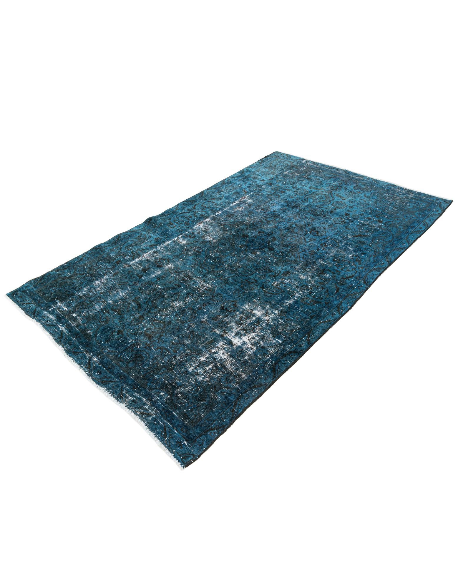 4' 5 x 7' 5 Hand Knotted Ultra Vintage Persian Wool Rug