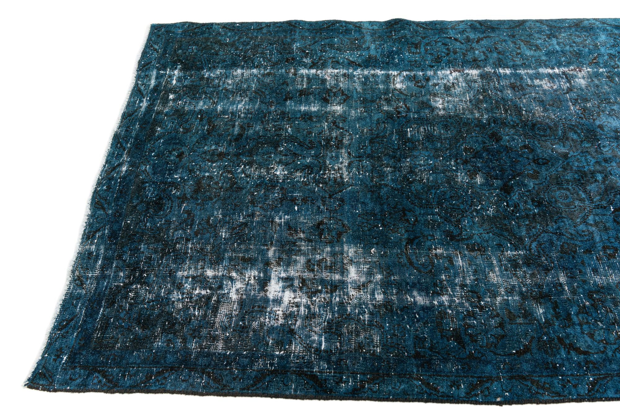 4' 5 x 7' 5 Hand Knotted Ultra Vintage Persian Wool Rug