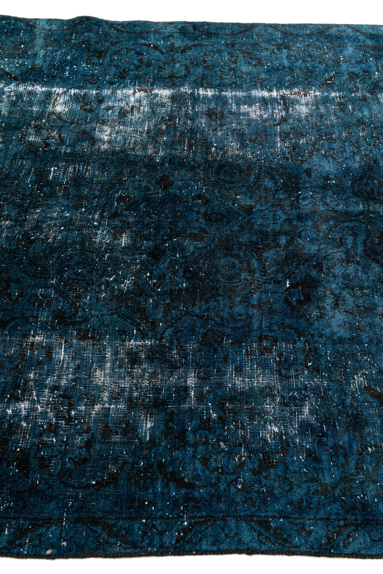 4' 5 x 7' 5 Hand Knotted Ultra Vintage Persian Wool Rug