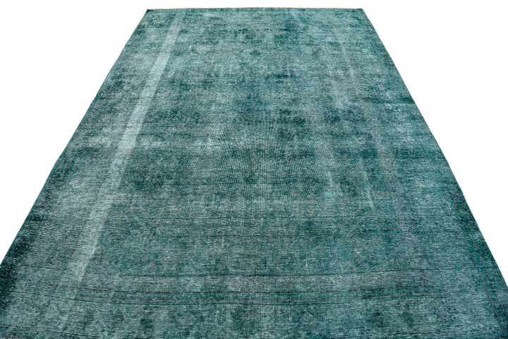 6' 7 x 9' 7 Hand Knotted Ultra Vintage Persian Wool Rug