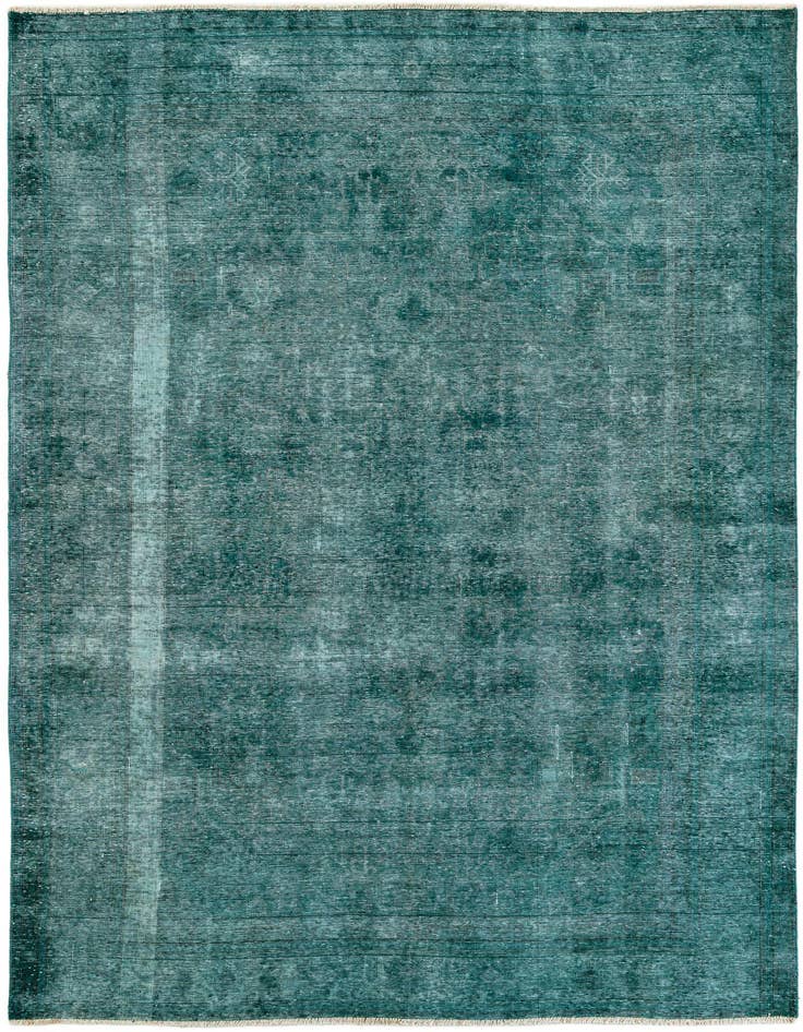Detail image of 6' 7 x 9' 7 Hand Knotted Ultra Vintage Persian Wool Rug