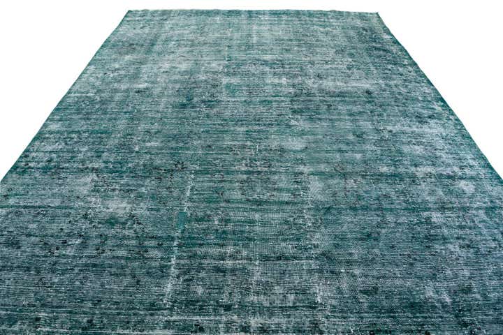 9' 5 x 12' 1 Hand Knotted Ultra Vintage Persian Wool Rug