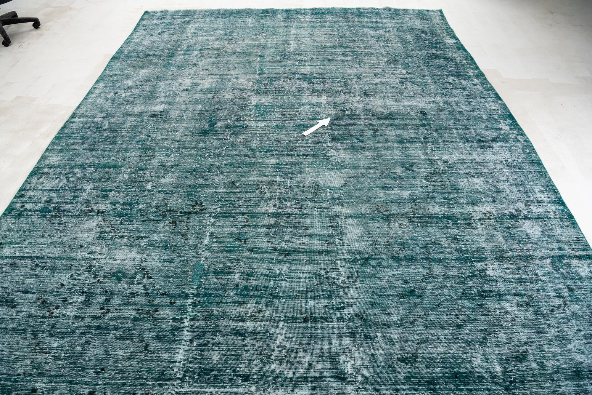 9' 5 x 12' 1 Hand Knotted Ultra Vintage Persian Wool Rug