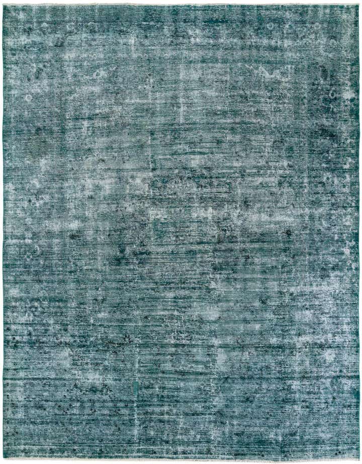 9' 5 x 12' 1 Hand Knotted Ultra Vintage Persian Wool Rug