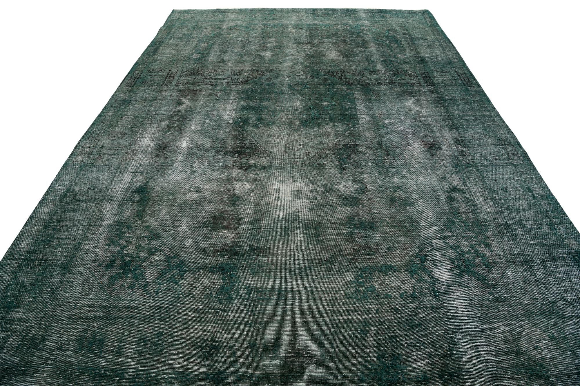 8' x 11' 6 Hand Knotted Ultra Vintage Persian Wool Rug