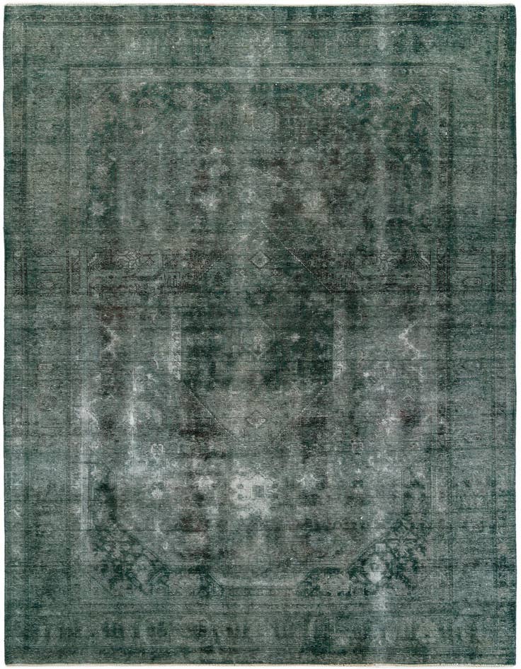 Detail image of 8' x 11' 6 Hand Knotted Ultra Vintage Persian Wool Rug