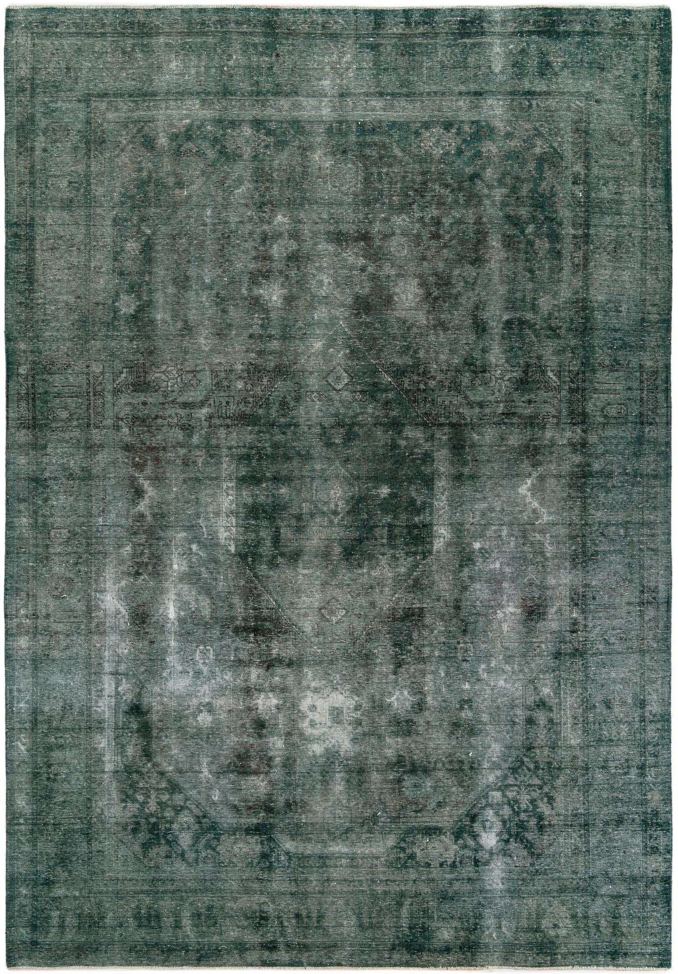 8' x 11' 6 Hand Knotted Ultra Vintage Persian Wool Rug